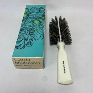 Vintage Fuller Crescent Bristlecomb Brush #524 NOS New in Box with Instructions